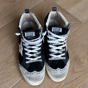 Golden Goose Black and White Women's Sneakers